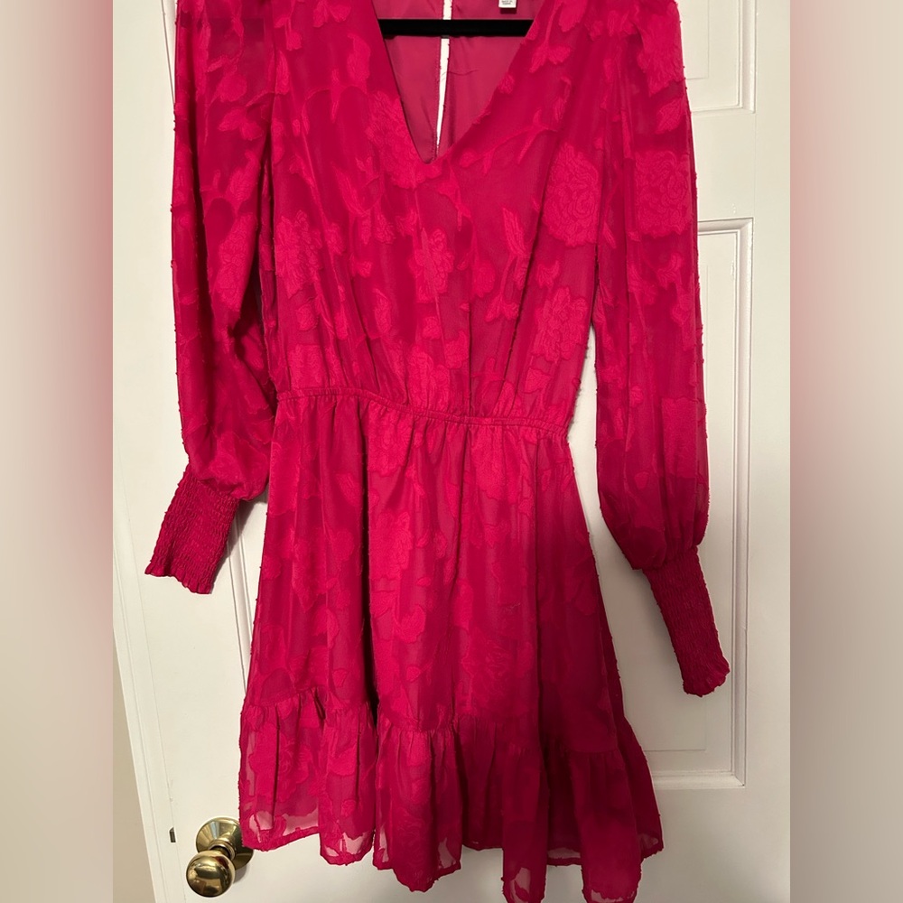 Evereve Bright Fuchsia dress